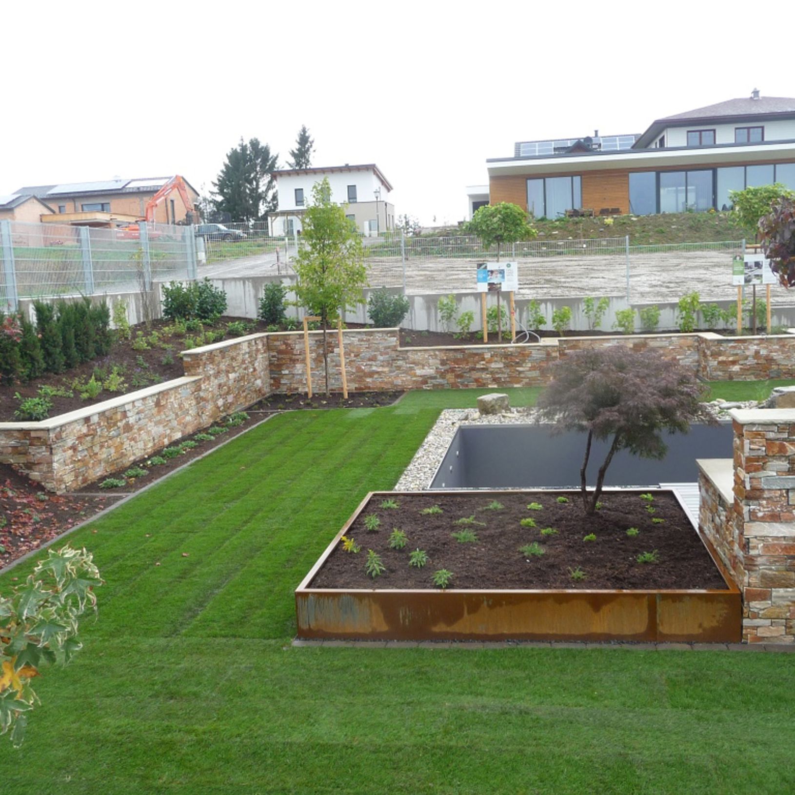 Natursteine im Garten 