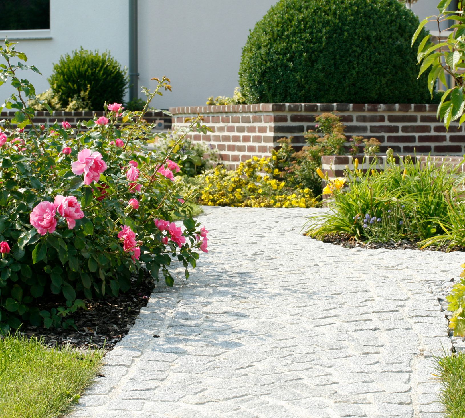 Natursteine im Garten 
